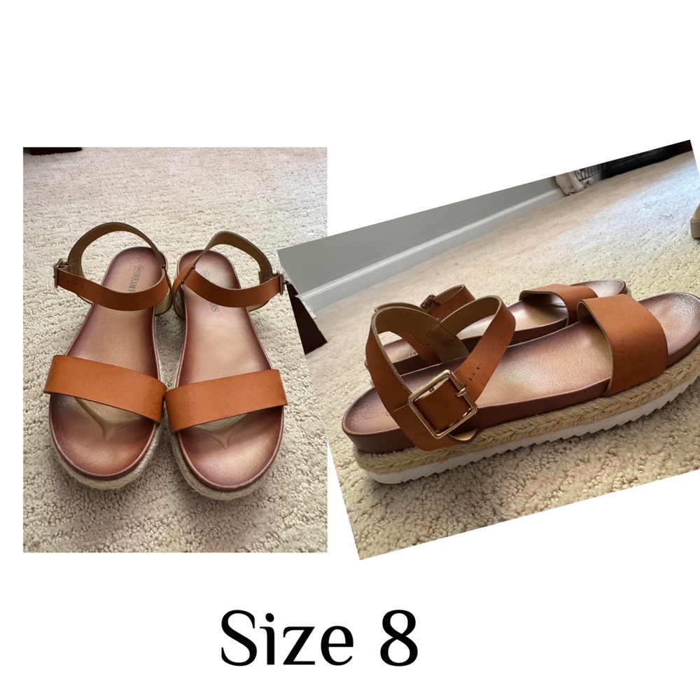 Brown Strappy Sandals
